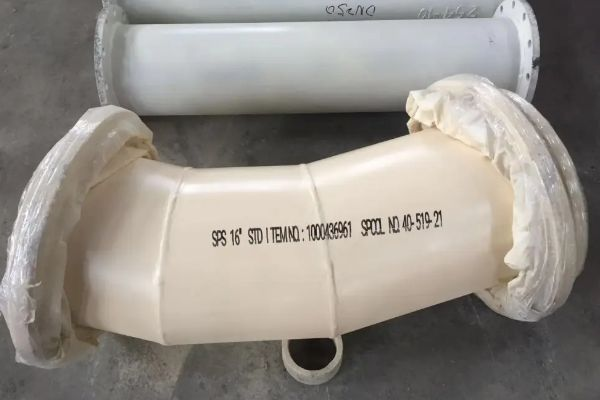 两头法兰式内衬陶瓷管